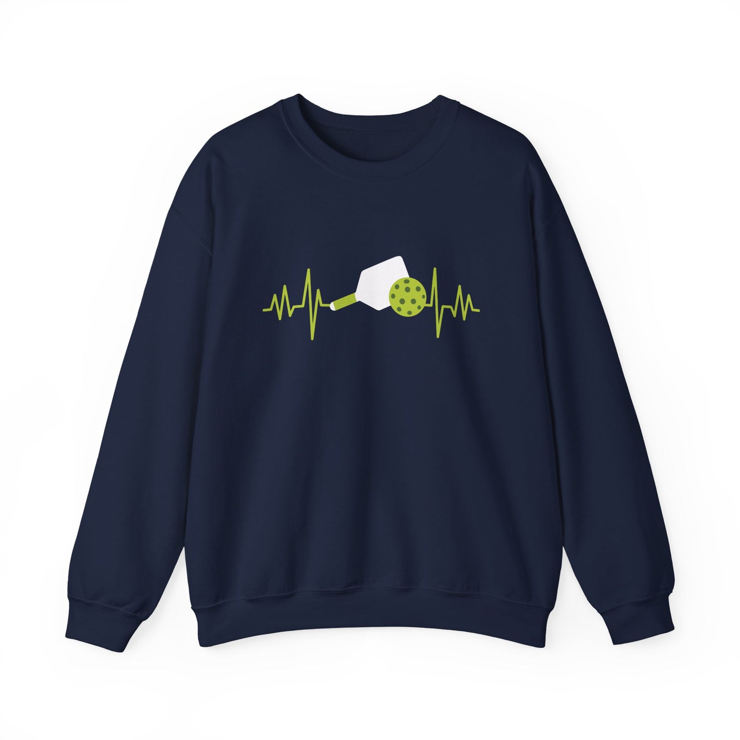 Women's Soft Pickleball Sweatshirt - Pickleball and Pulse Navy