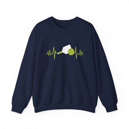 Women's Soft Pickleball Sweatshirt - Pickleball and Pulse Navy