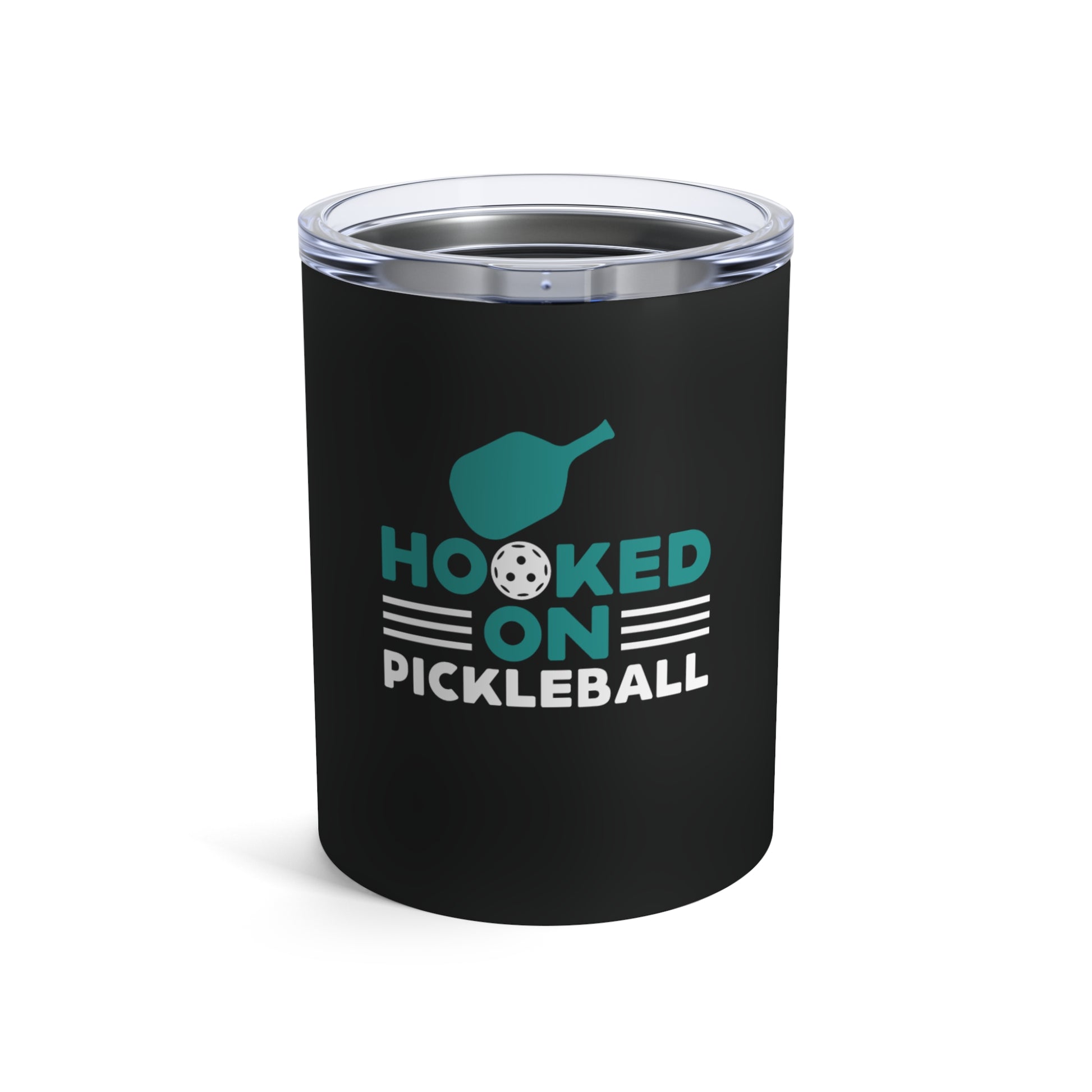 Pickleball Cool Tumbler - Hooked on Pickleball Black