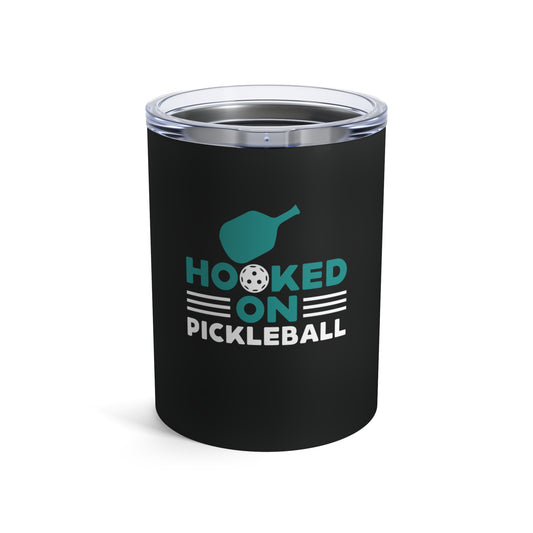 Pickleball Cool Tumbler - Hooked on Pickleball Black