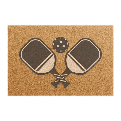 Pickleball Practical Doormat - Paddles and Ball 24" x 16"