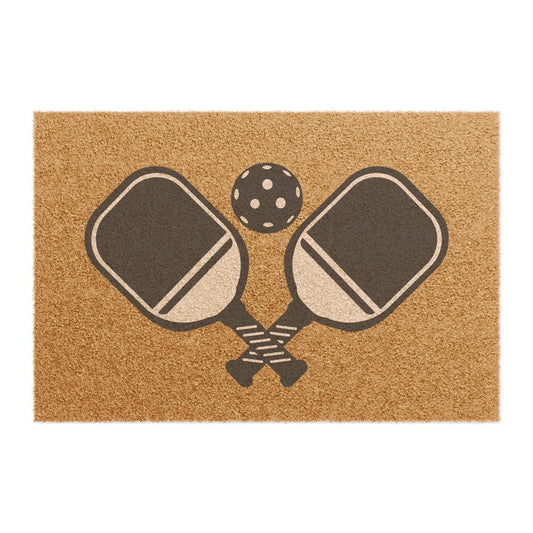 Pickleball Practical Doormat - Paddles and Ball 24" x 16"