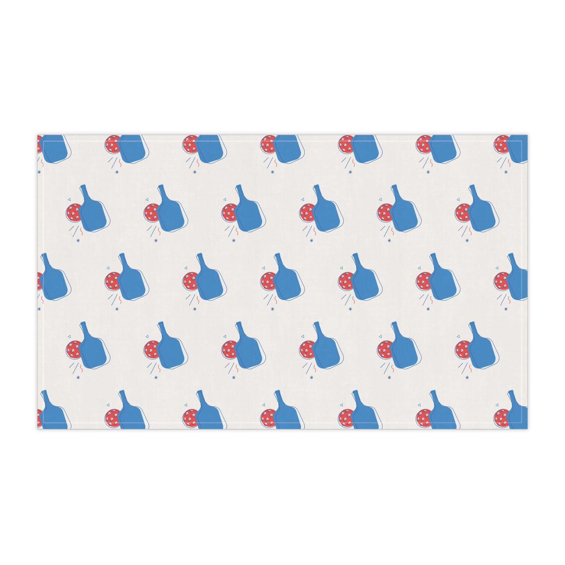 Pickleball Fun Tea Towel - Paddle and Ball