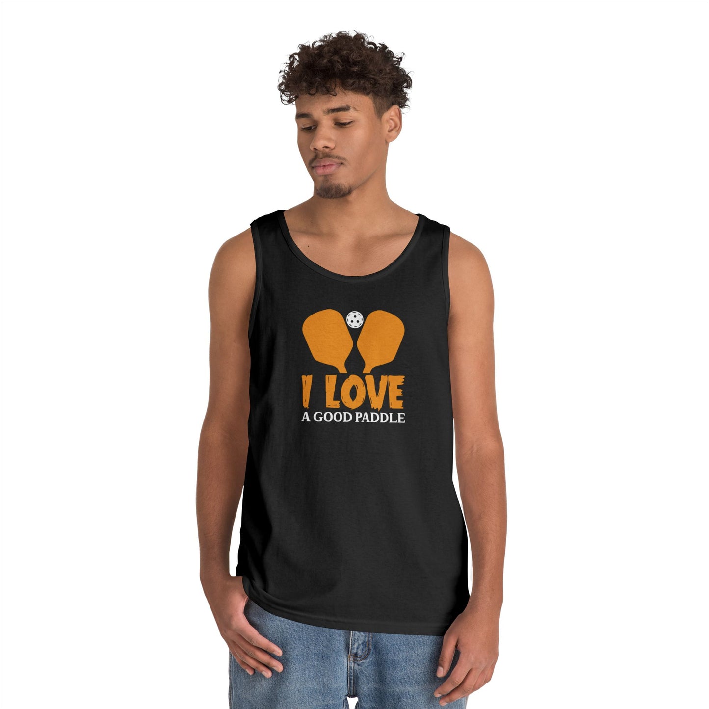 Men's Funny Pickleball Tank Top - I Love a Good Paddle