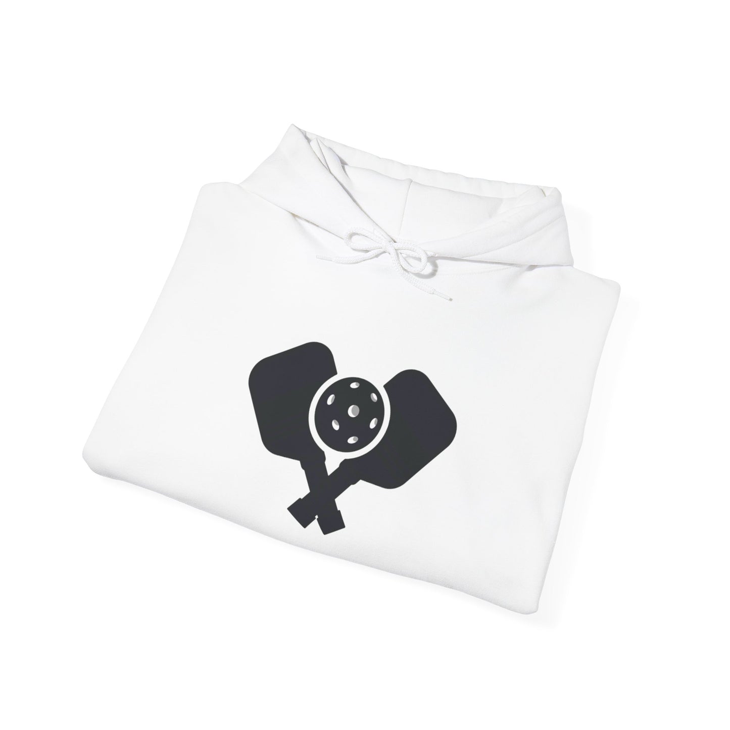 Men's Durable Pickleball Hoodie - Paddles and Ball