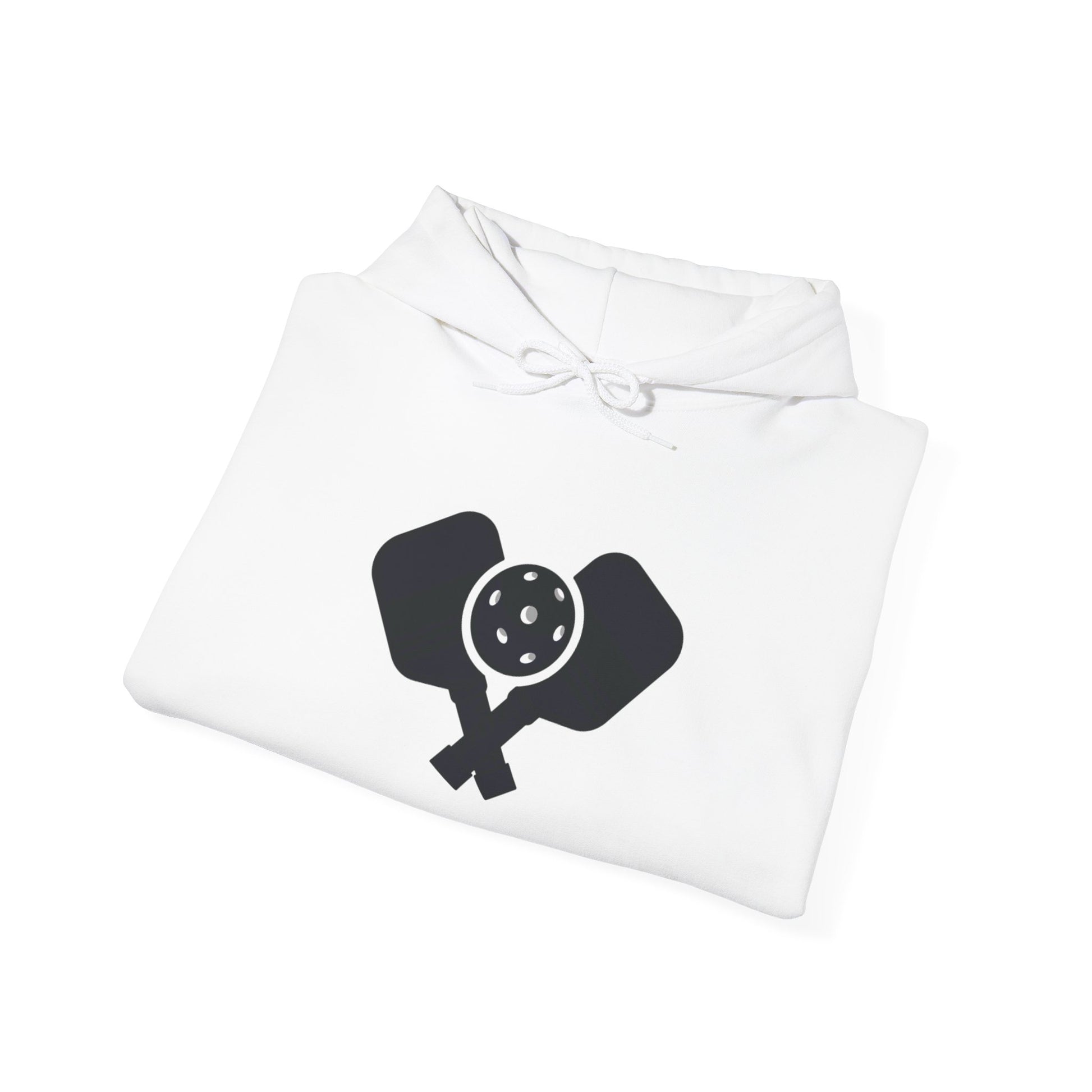 Men's Durable Pickleball Hoodie - Paddles and Ball