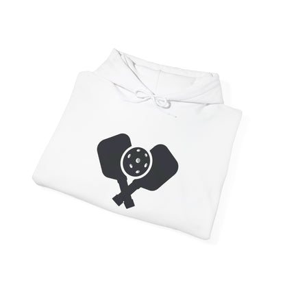Men's Durable Pickleball Hoodie - Paddles and Ball