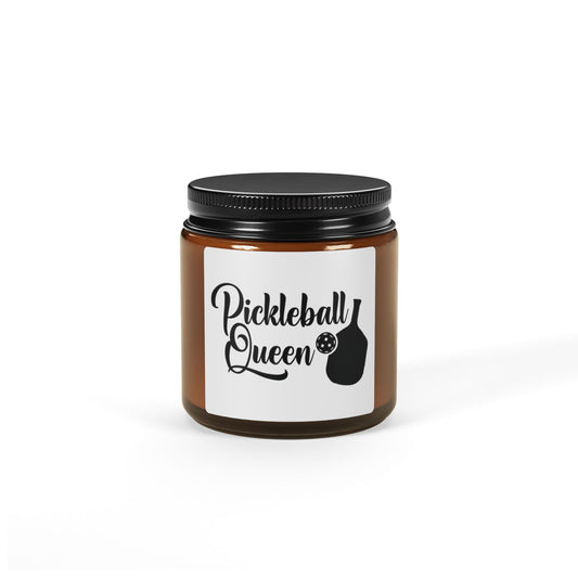 Pickleball Handy Candle - Pickleball Queen Amber