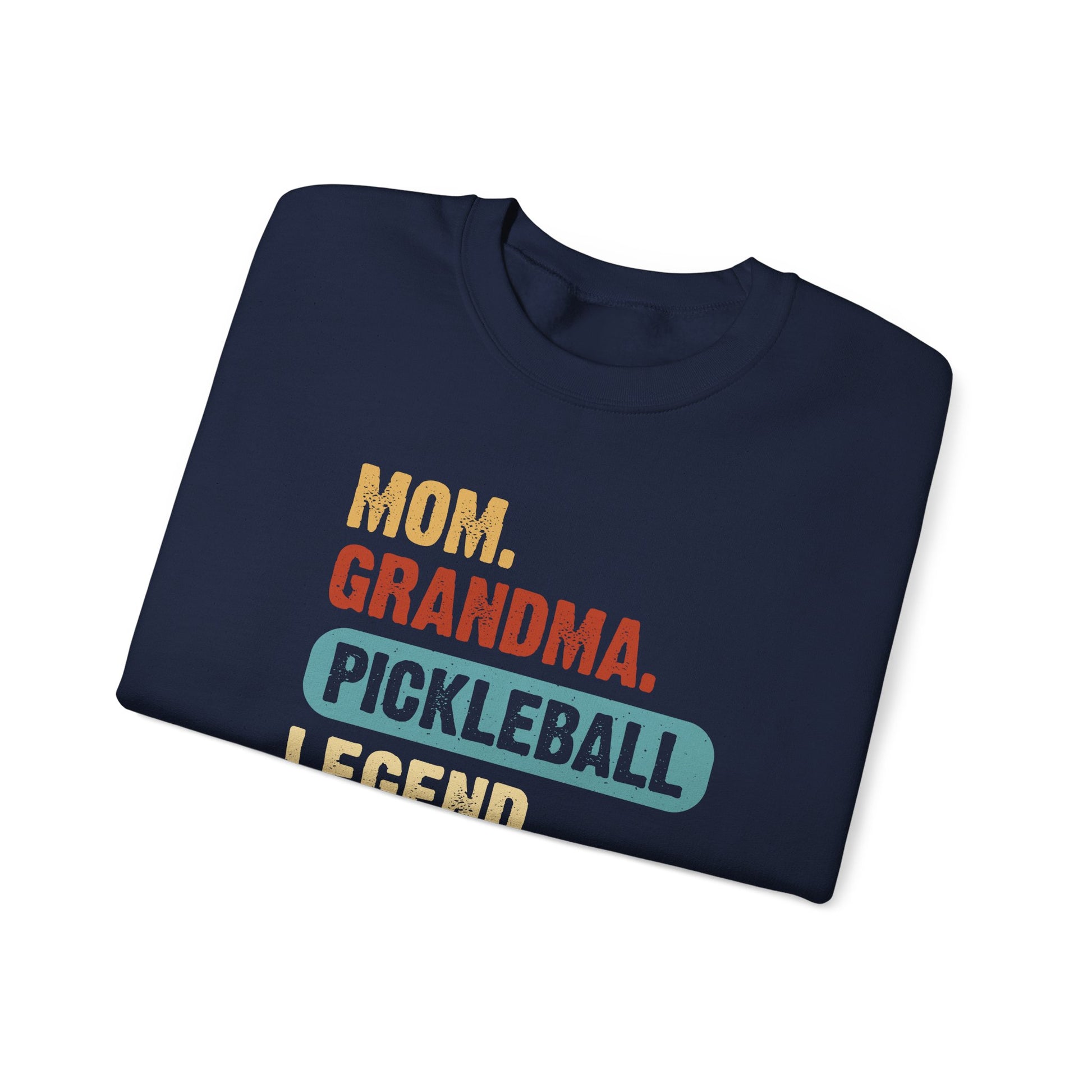 Women's Stylish Pickleball Sweatshirt - Mom Grandma Pickleball Legend