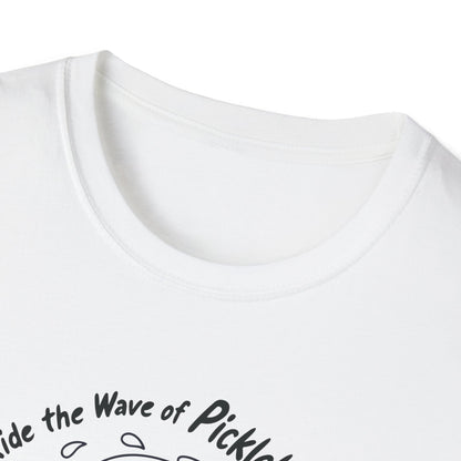 Men's Comfy Pickleball T-shirt - Ride the Wave of Pickleball