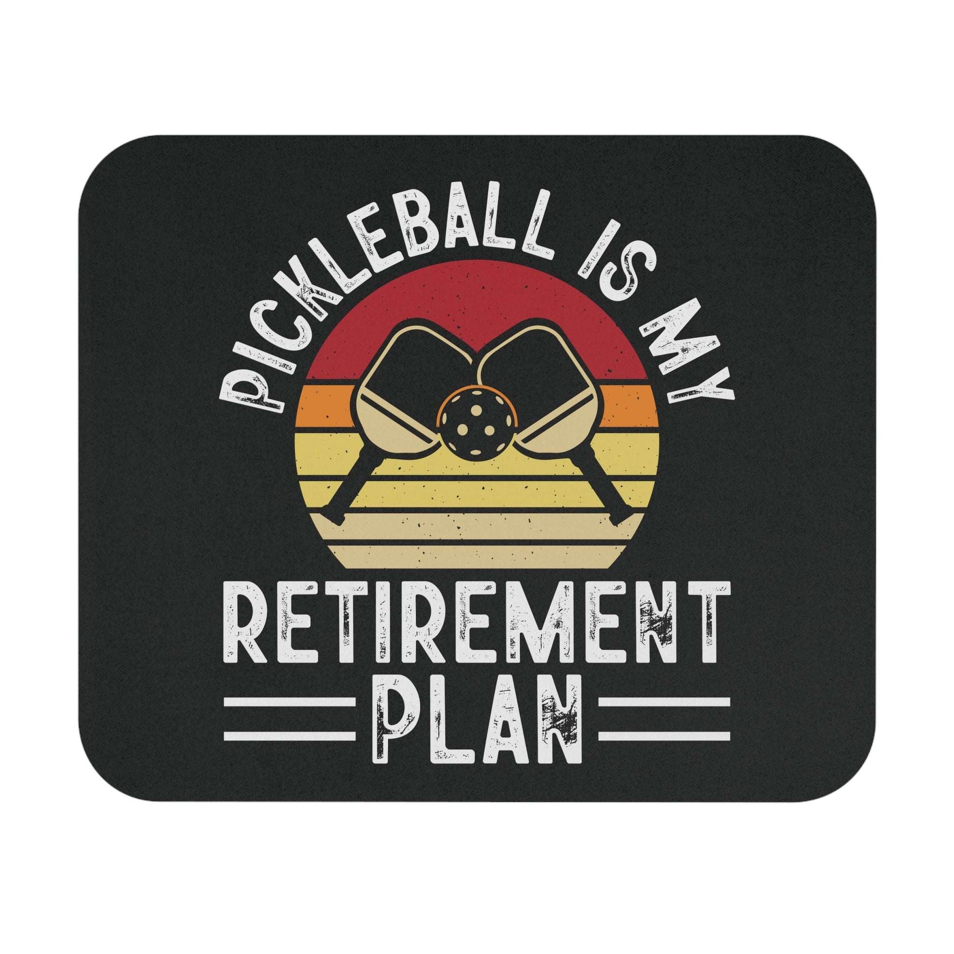 Pickleball Playful Mouse pad - Pickleball Is My Retirement Plan Black