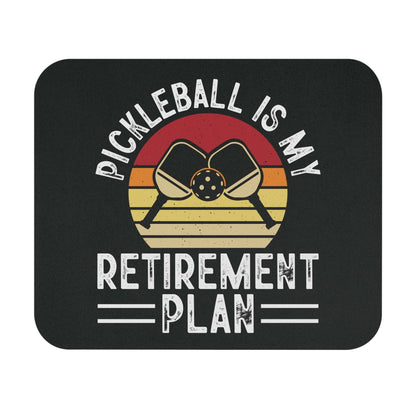 Pickleball Playful Mouse pad - Pickleball Is My Retirement Plan Black