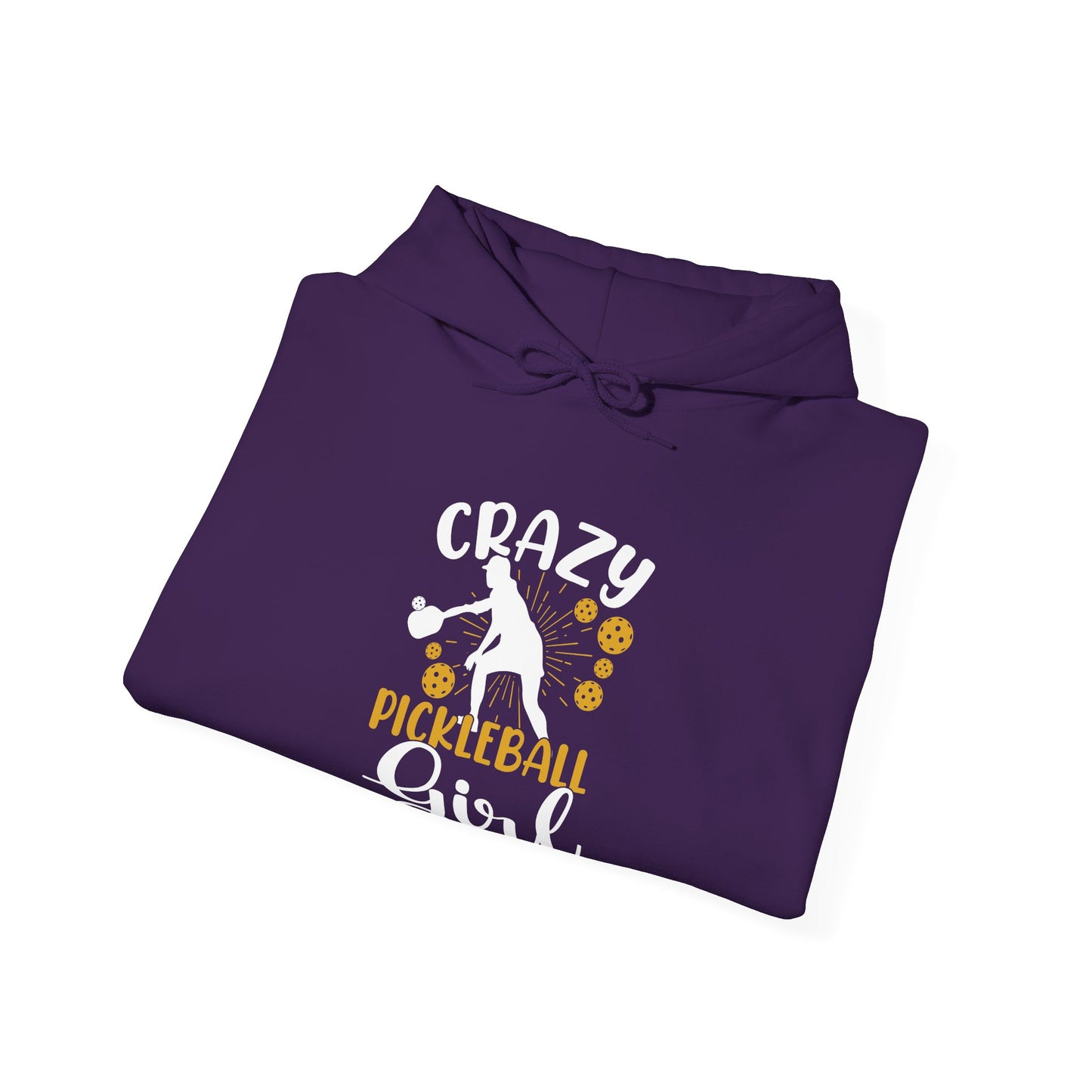 Women's Funny Pickleball Hoodie - Crazy Pickleball Girl