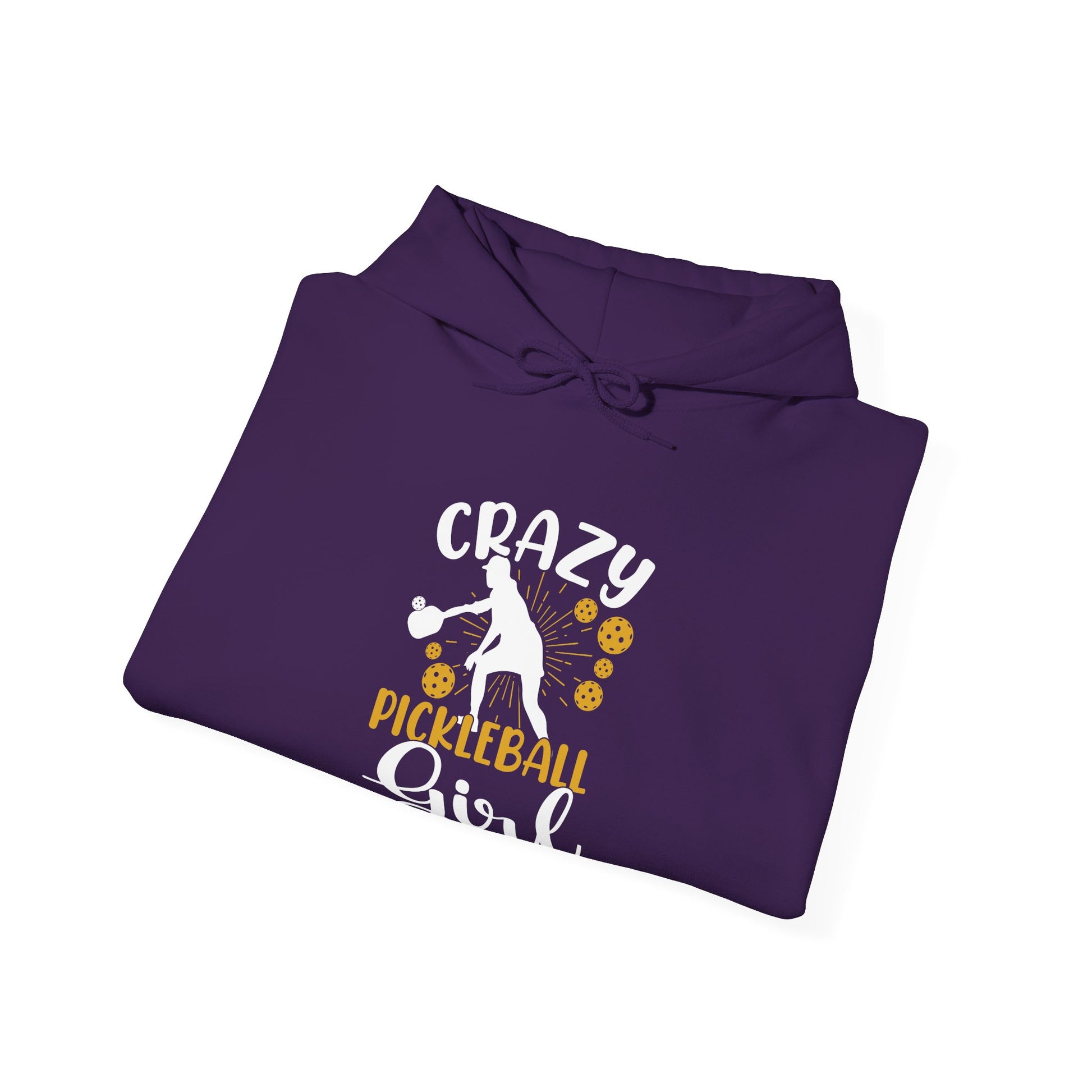 Women's Funny Pickleball Hoodie - Crazy Pickleball Girl