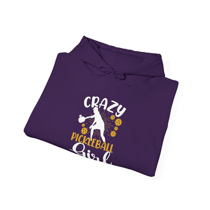Women's Funny Pickleball Hoodie - Crazy Pickleball Girl
