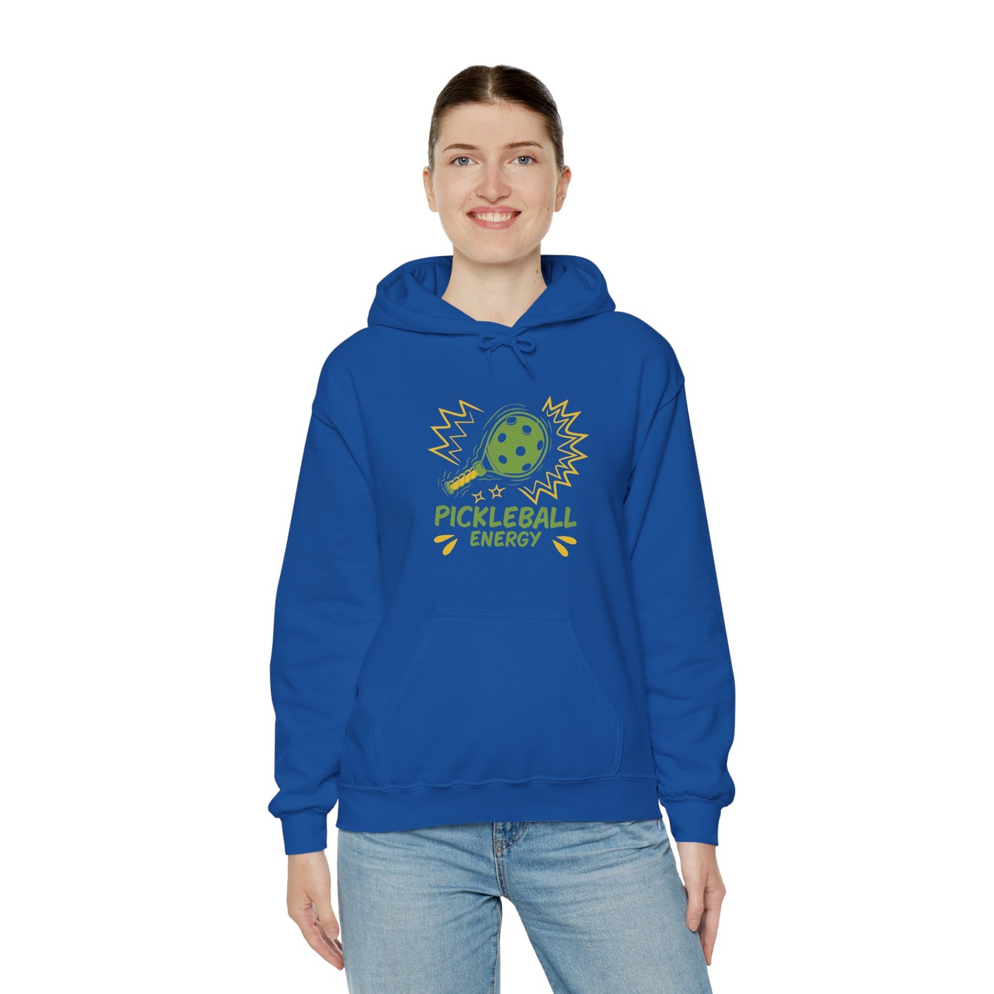 Women's Eye-Catching Pickleball Hoodie - Pickleball Energy
