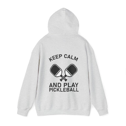 Women's Funny Pickleball Hoodie - Keep Calm And Play Pickleball