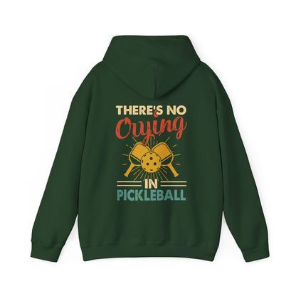 Men's Bold Pickleball Hoodie - There's No Crying in Pickleball