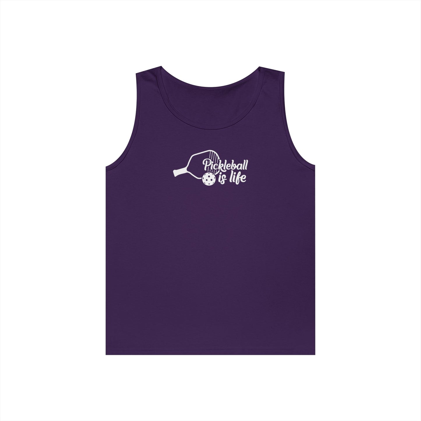 Women's Soft Pickleball Tank Top - Pickleball is Life Purple