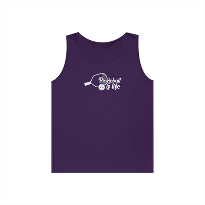Women's Soft Pickleball Tank Top - Pickleball is Life Purple