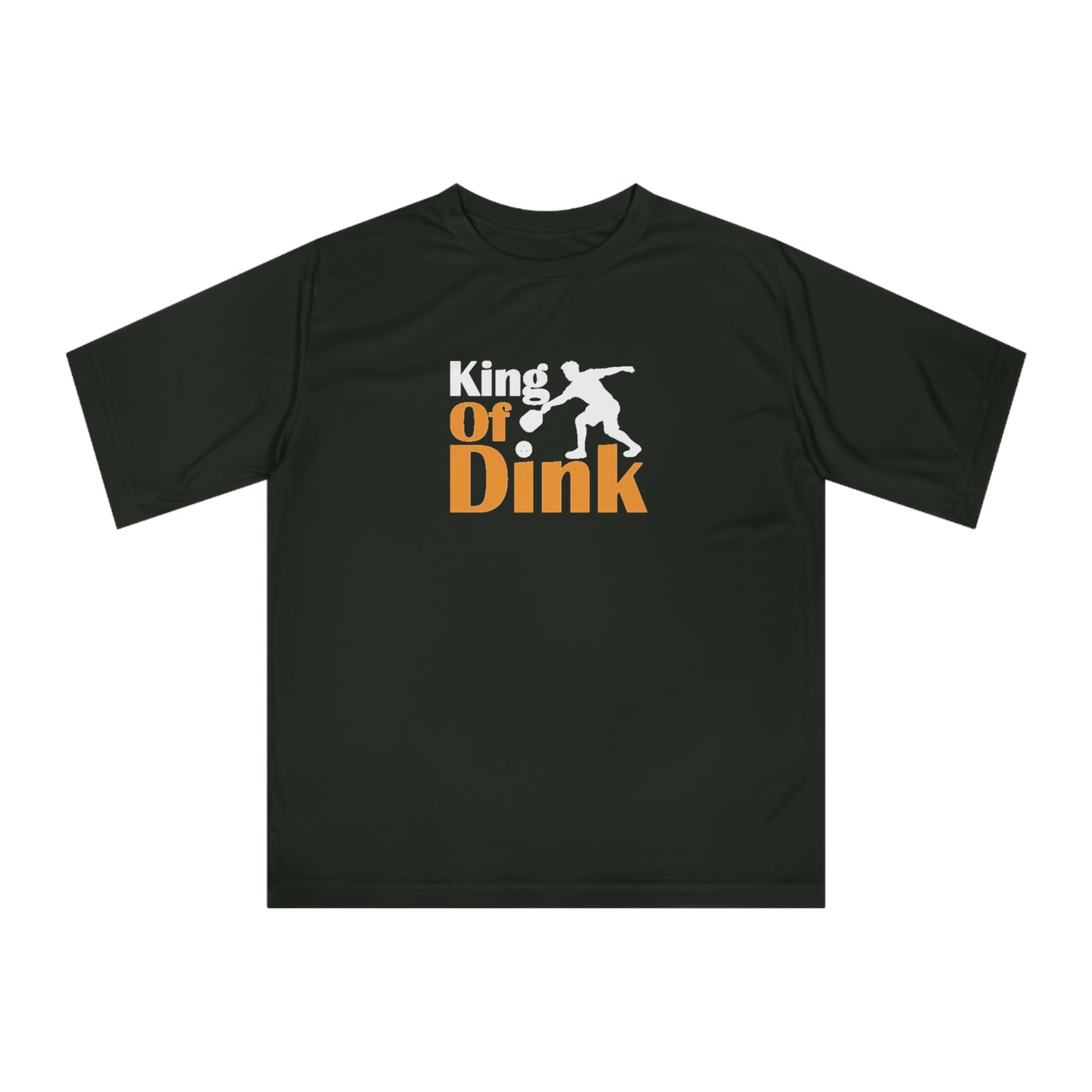 Men's Funny Pickleball T-shirt - King of Dink Black