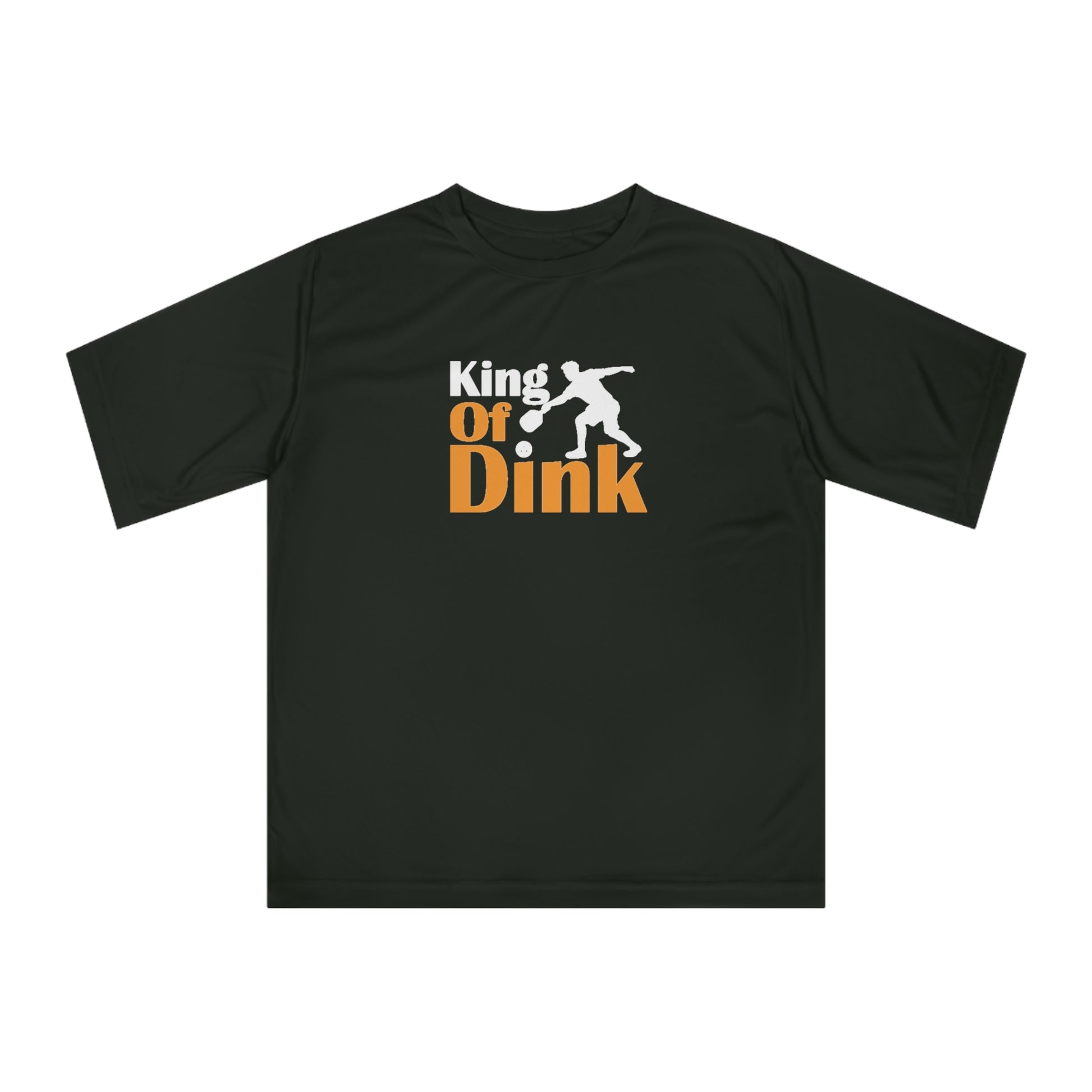 Men's Funny Pickleball T-shirt - King of Dink Black
