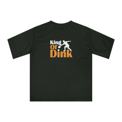 Men's Funny Pickleball T-shirt - King of Dink Black