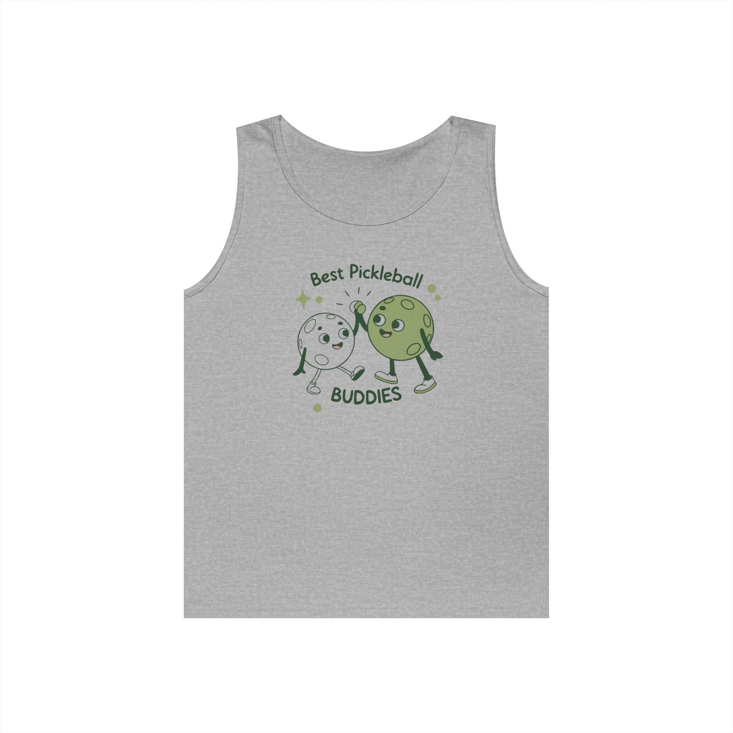 Men's Cute Pickleball Tank Top - Best Pickleball Buddies Gray
