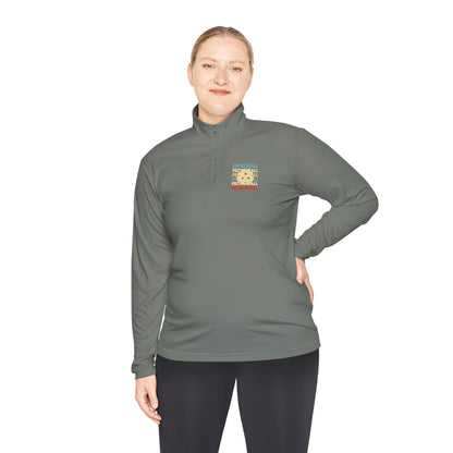 Women's Unique Pickleball Pullover - Pickleball and Ball
