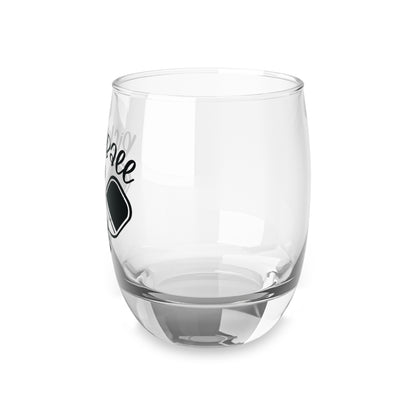 Pickleball Practical Whiskey Glass - Paddles and Ball