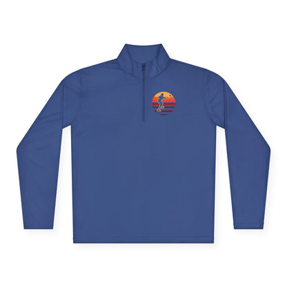 Men's Stylish Pickleball Pullover - Pickleball Sunset Royal