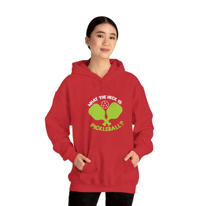 Women's Funny Pickleball Hoodie - What the Heck Is Pickleball?