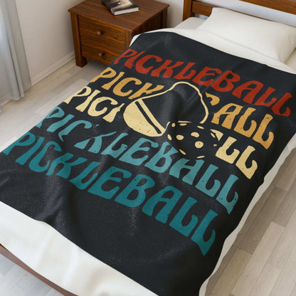 Pickleball Creative Blanket - Pickleball Wave