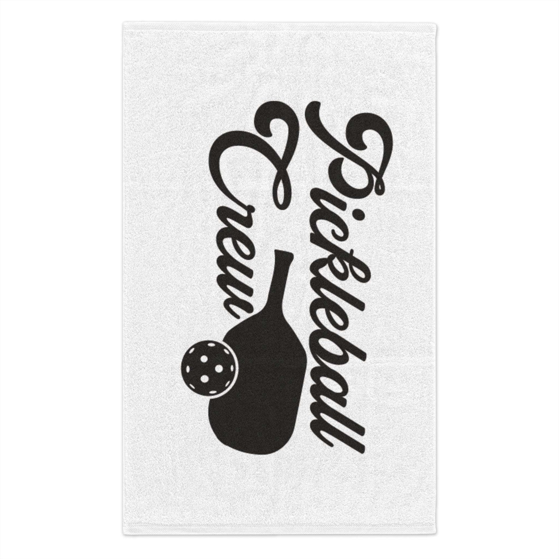 Pickleball Durable Rally Towel - Pickleball Crew White