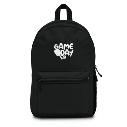 Pickleball Trendy Backpack - Game Day Black