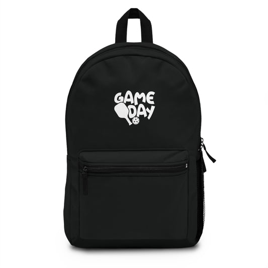 Pickleball Trendy Backpack - Game Day Black