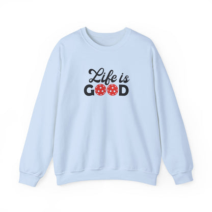 Women's Durable Pickleball Sweatshirt - Life is Good Blue