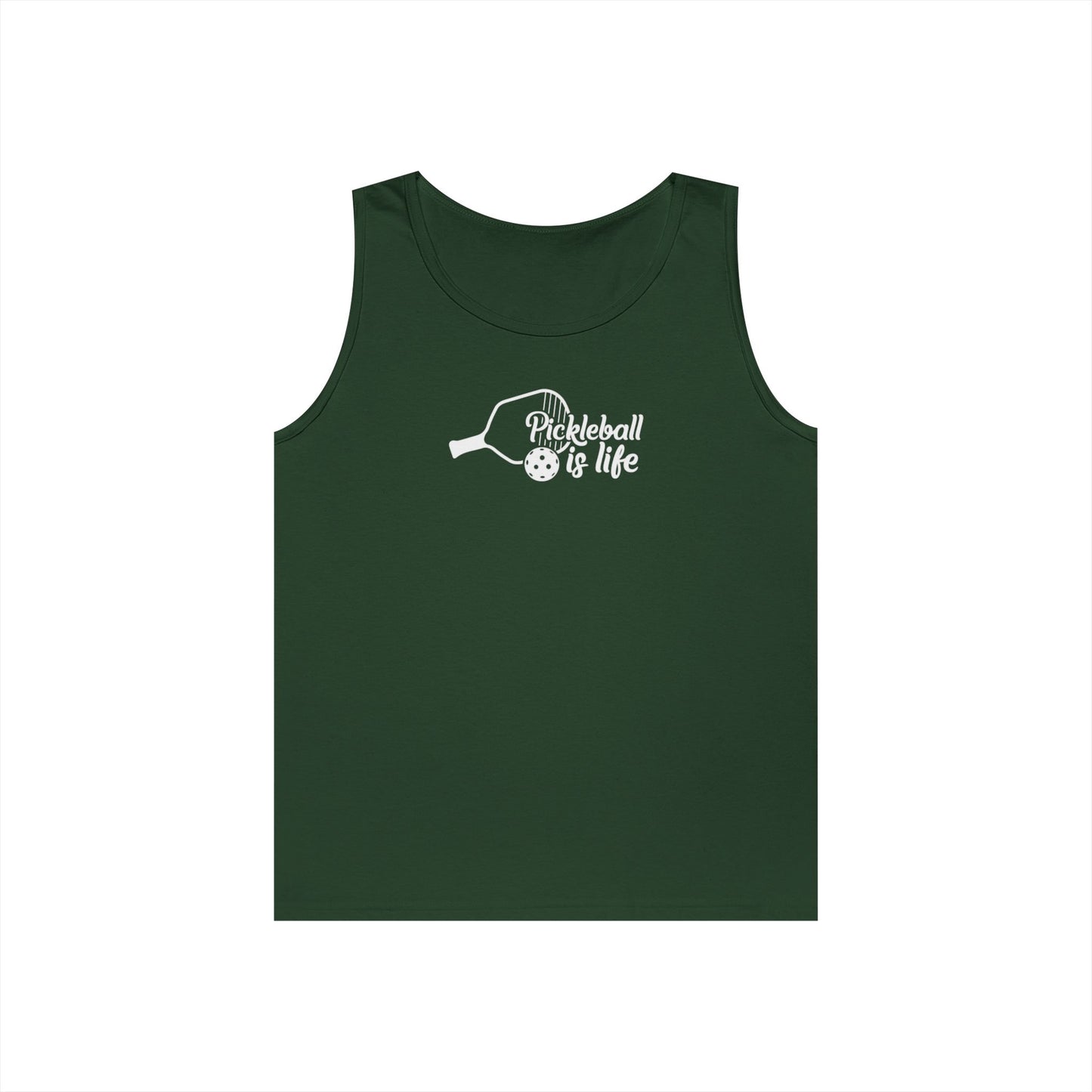 Women's Soft Pickleball Tank Top - Pickleball is Life Green