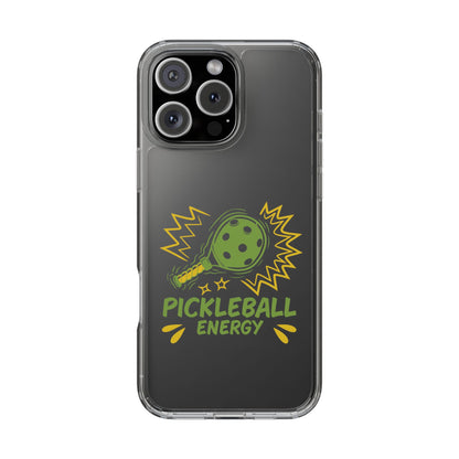 Pickleball Durable Phone case - Pickleball Energy Clear