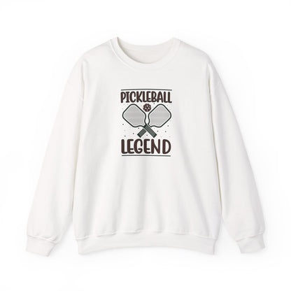 Women's Durable Pickleball Sweatshirt - Pickleball Legend White