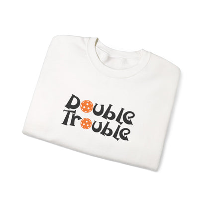 Men's Quirky Pickleball Sweatshirt - Double Trouble