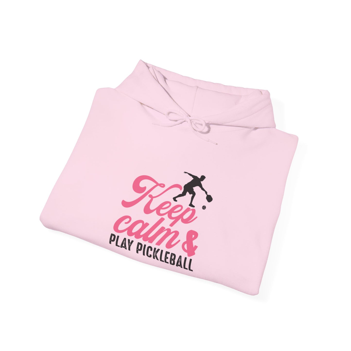 Women's Cute Pickleball Hoodie - Keep Calm & Play Pickleball