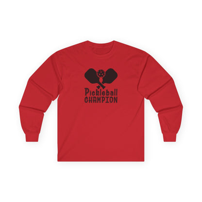 Men's Cool Pickleball Long Sleeves top - Pickleball Champion Red