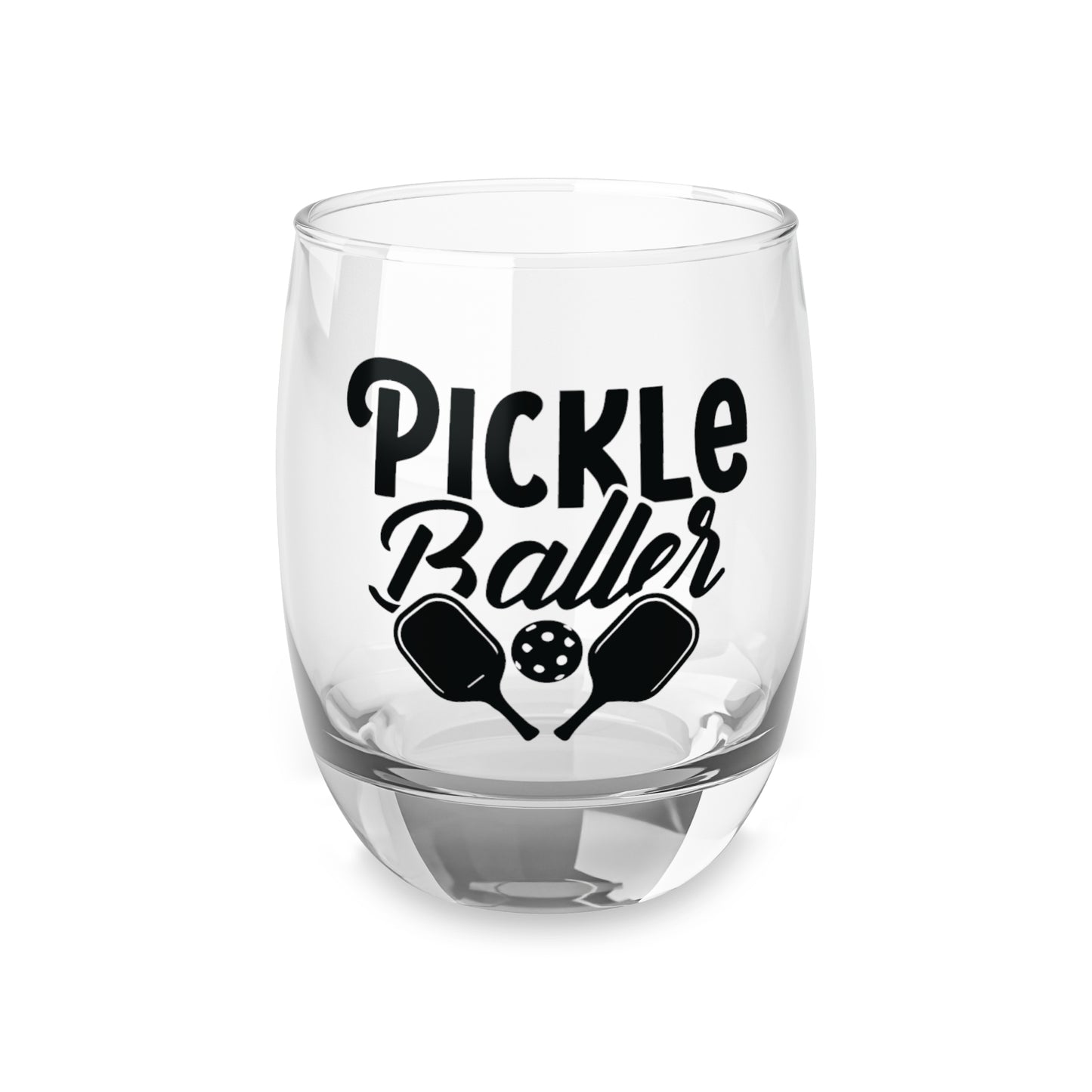 Pickleball Unique Whiskey Glass - Pickleballer 6oz