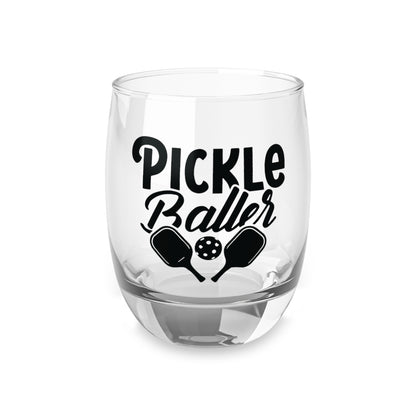 Pickleball Unique Whiskey Glass - Pickleballer 6oz