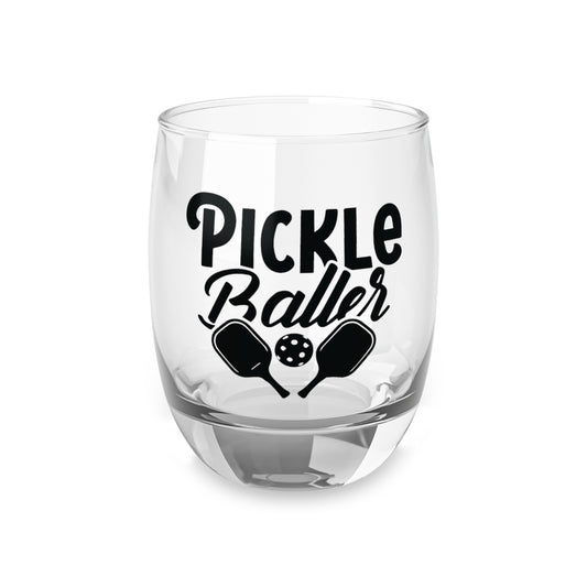 Pickleball Unique Whiskey Glass - Pickleballer 6oz