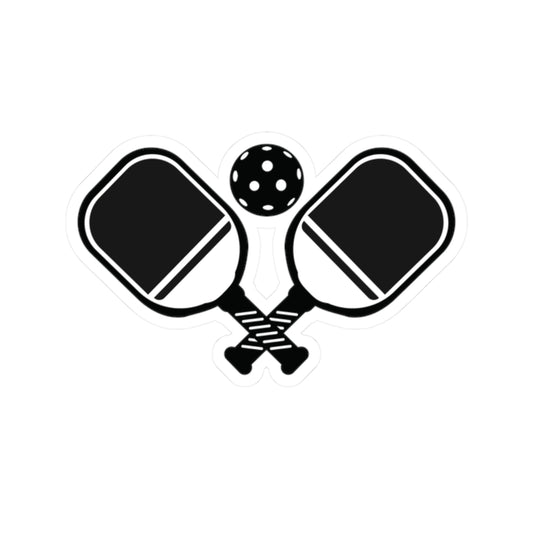 Pickleball Unique Stickers - paddles and ball 2" x 2"