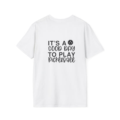 Women's Soft Pickleball T-shirt - It's a Good Day to Play Pickleball