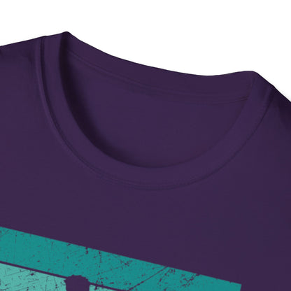 Men's Eye-Catching Pickleball T-shirt - Pickleball Guy Retro
