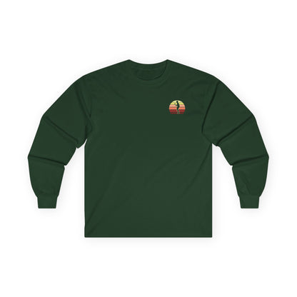 Men's Unique Pickleball Long Sleeves top - Great Minds Dink a Like Green